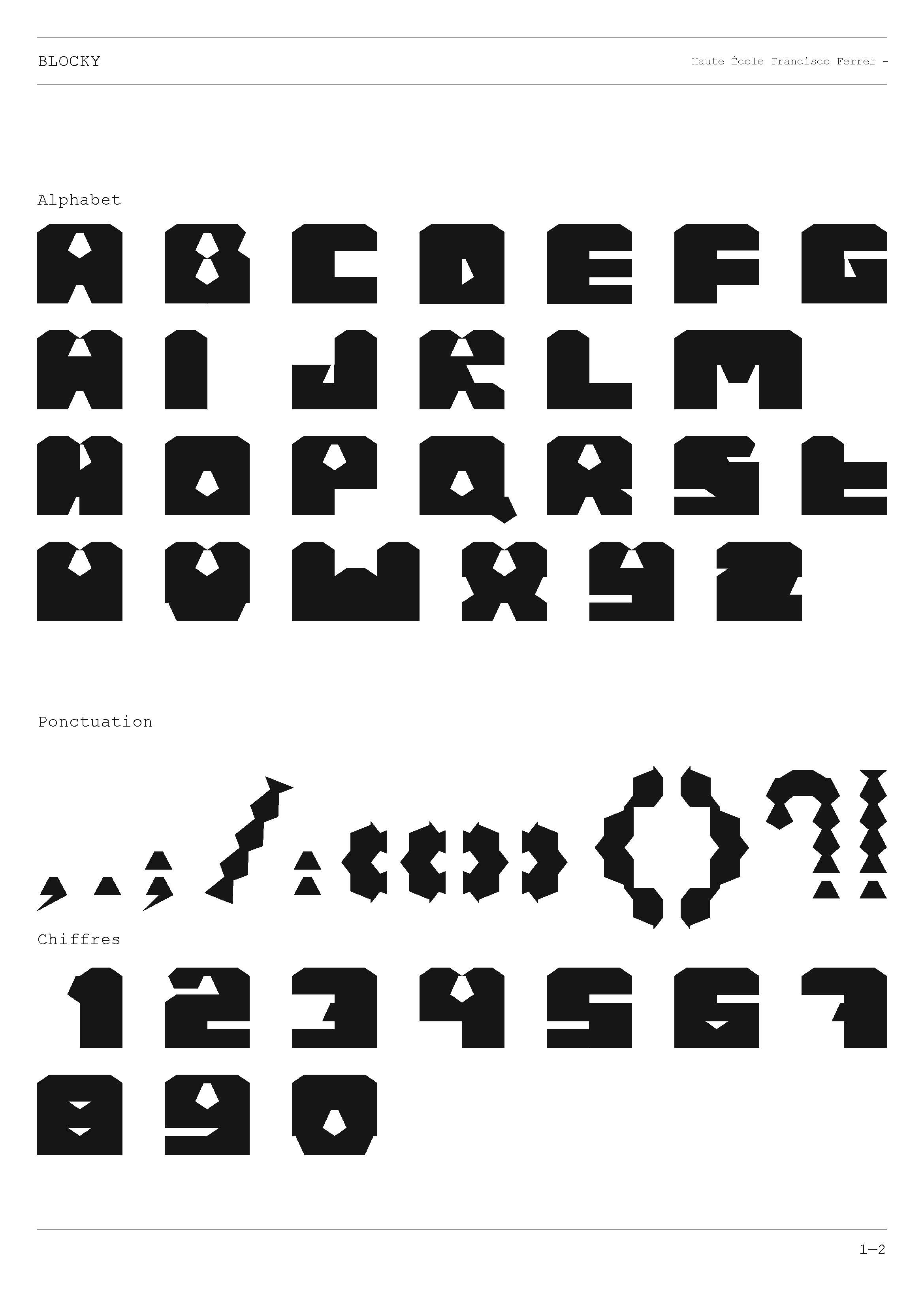 Typographies modulaires