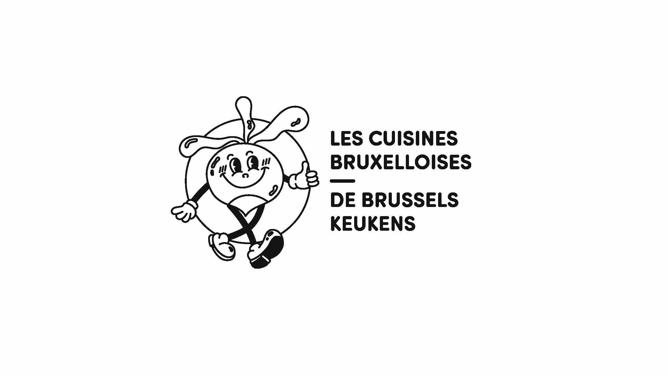 Identité visuelle pour les Cuisines Bruxelloises