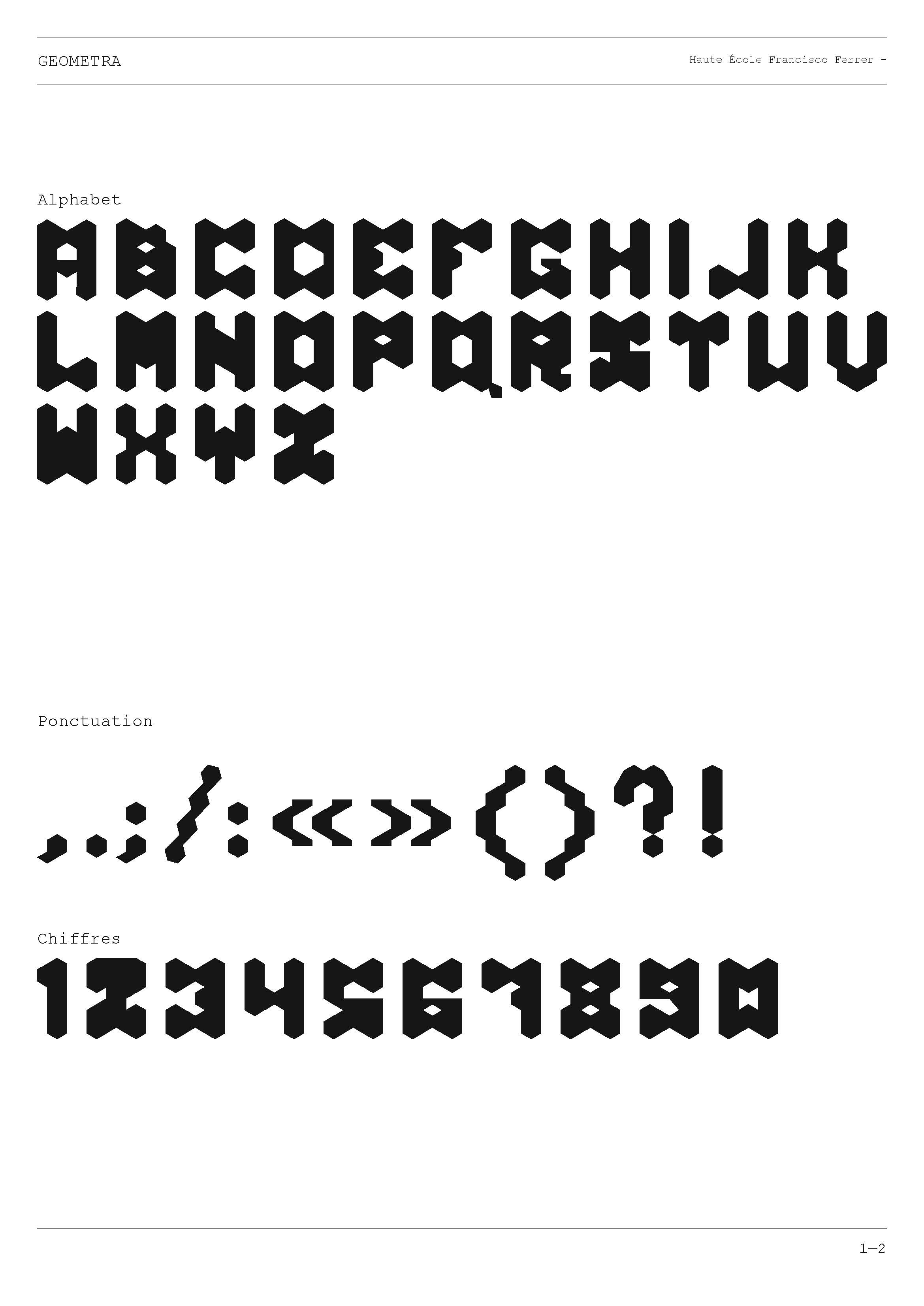 Typographies modulaires