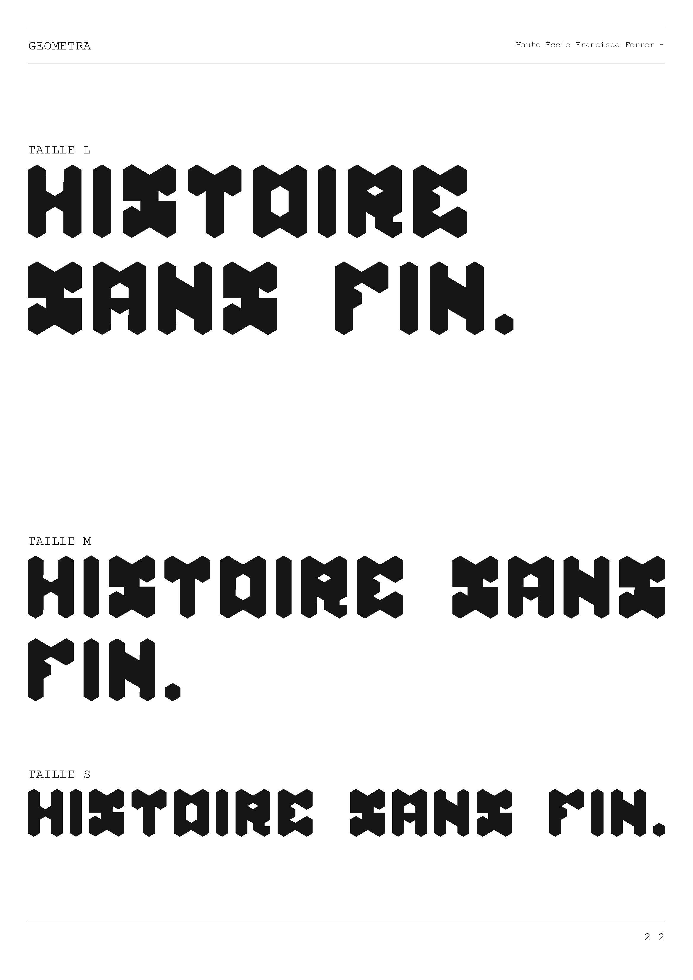 Typographies modulaires