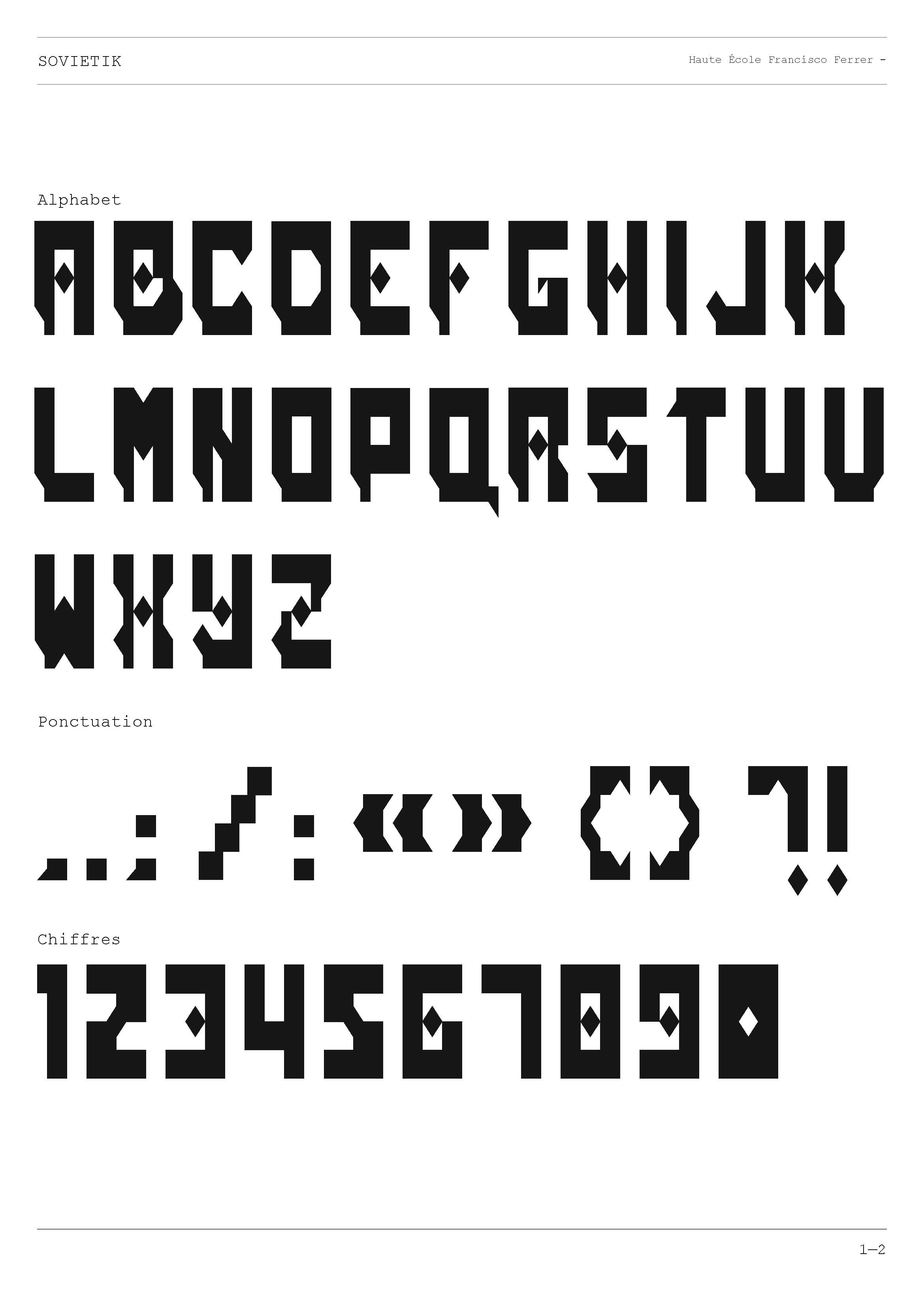 Typographies modulaires