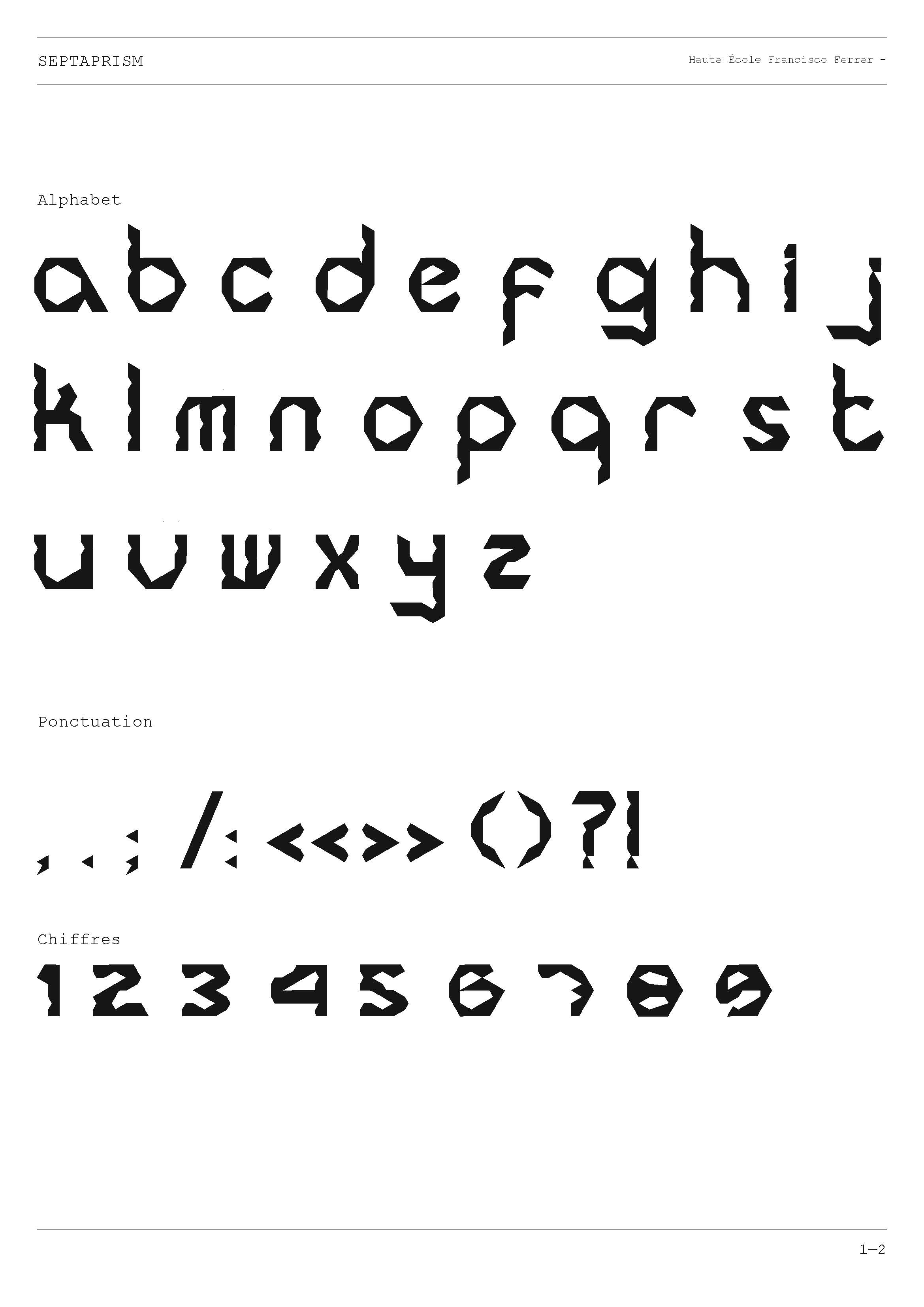 Typographies modulaires