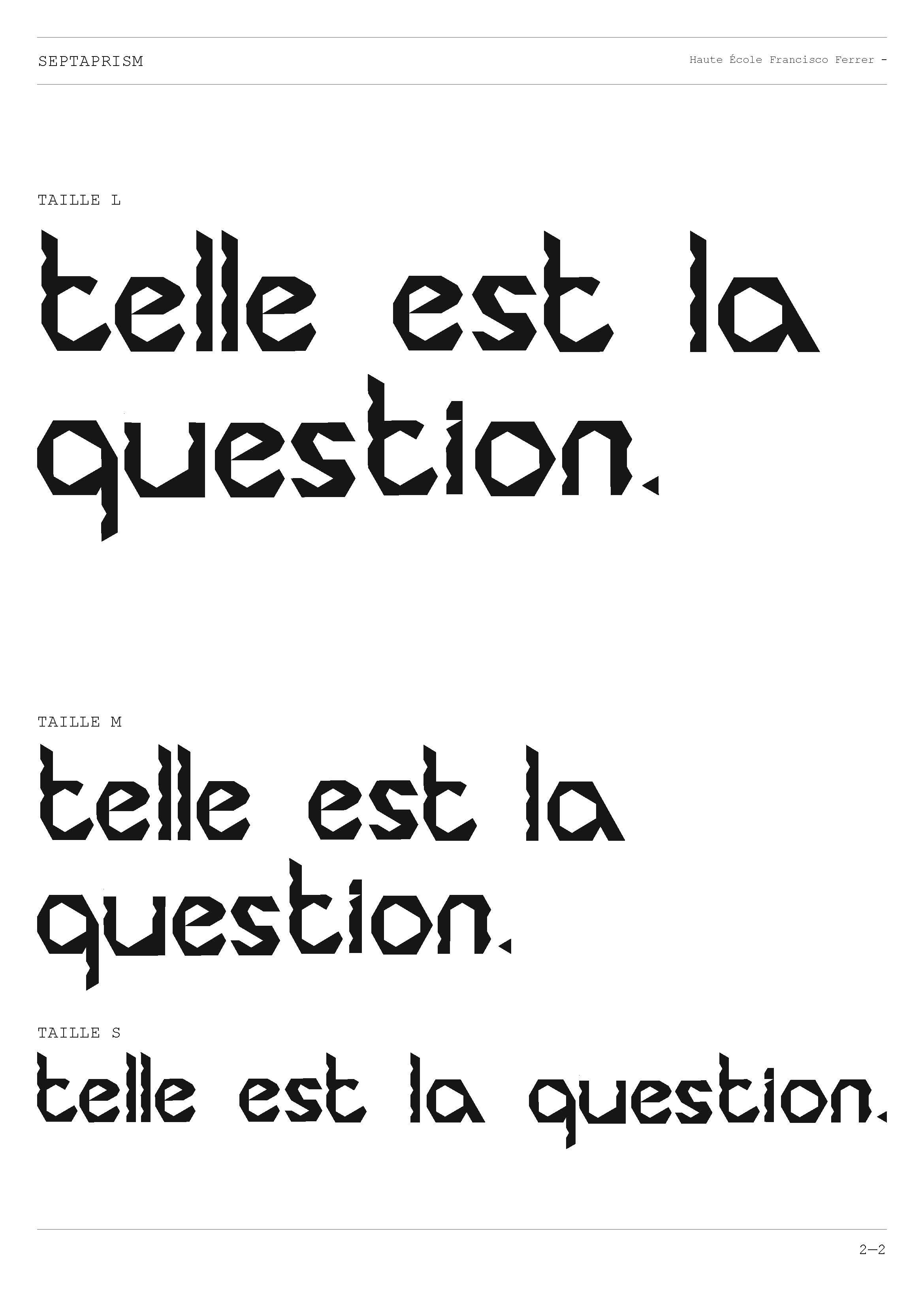 Typographies modulaires