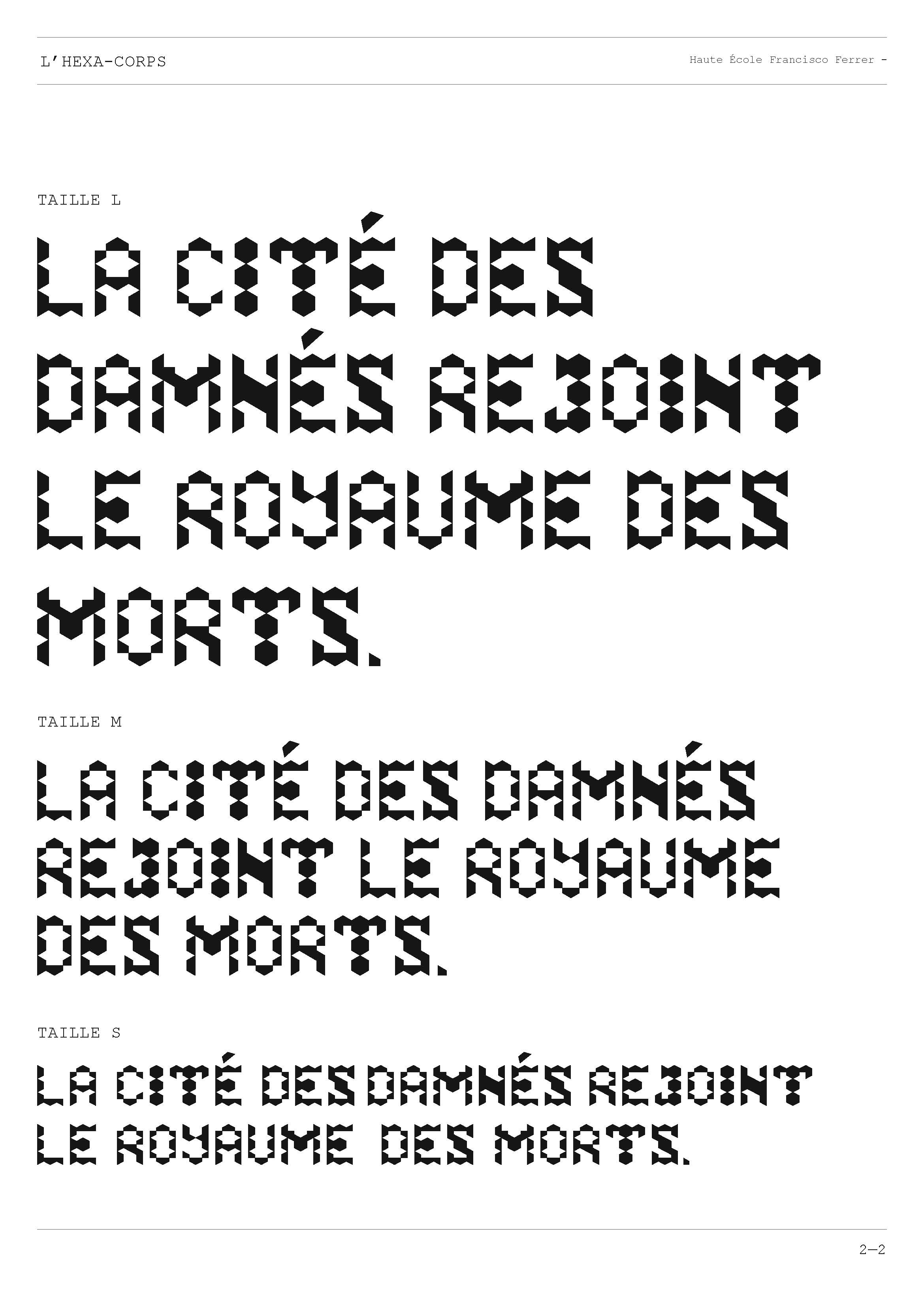 Typographies modulaires