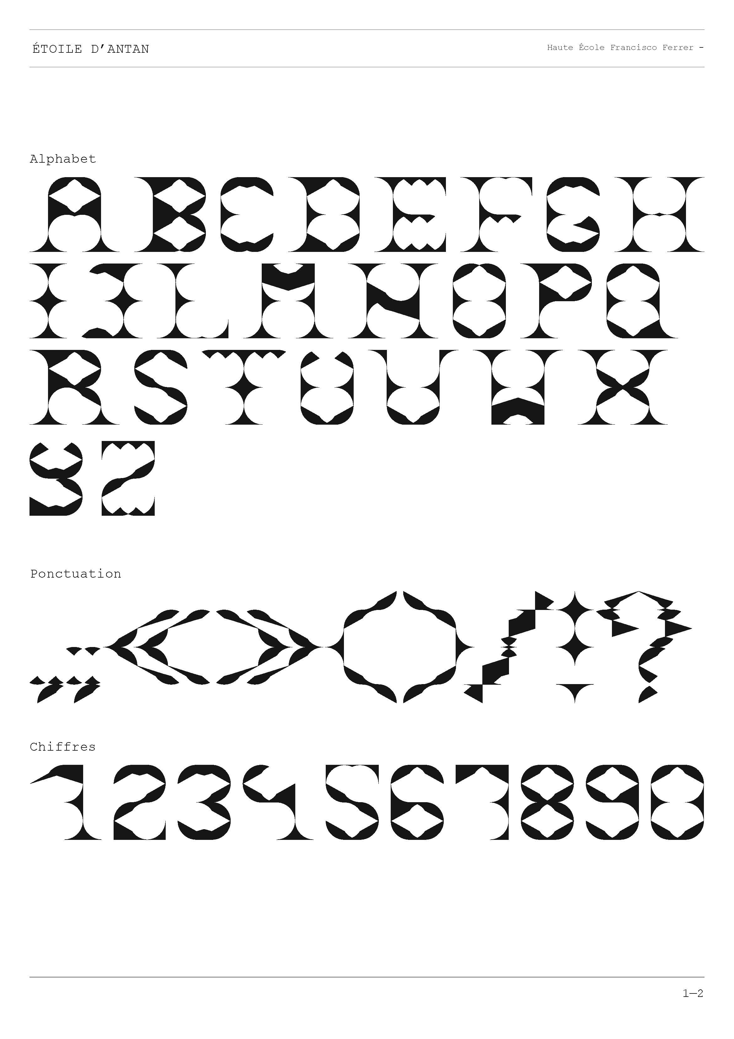 Typographies modulaires