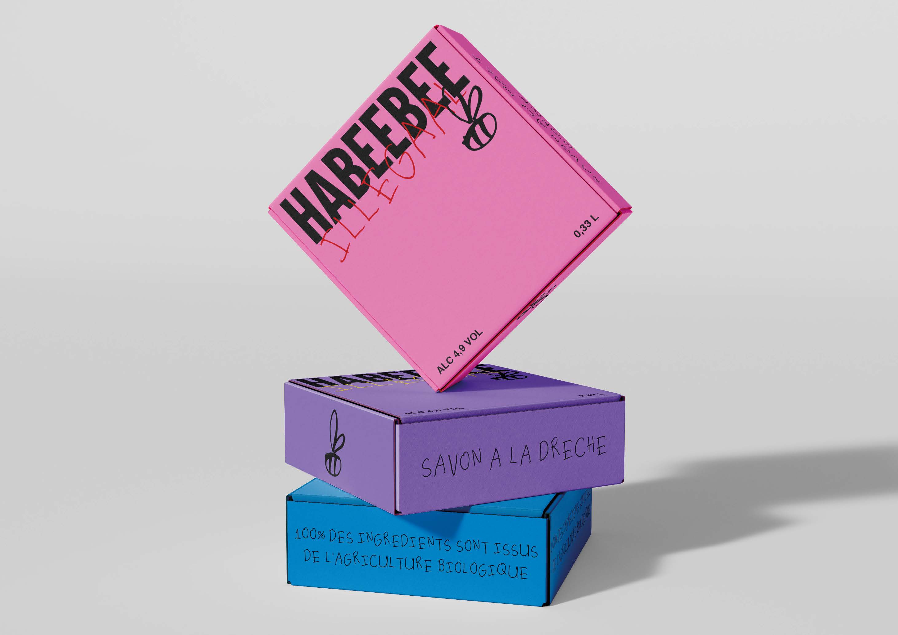Identité visuelle — ILLEGAAL x HABEEBEE
