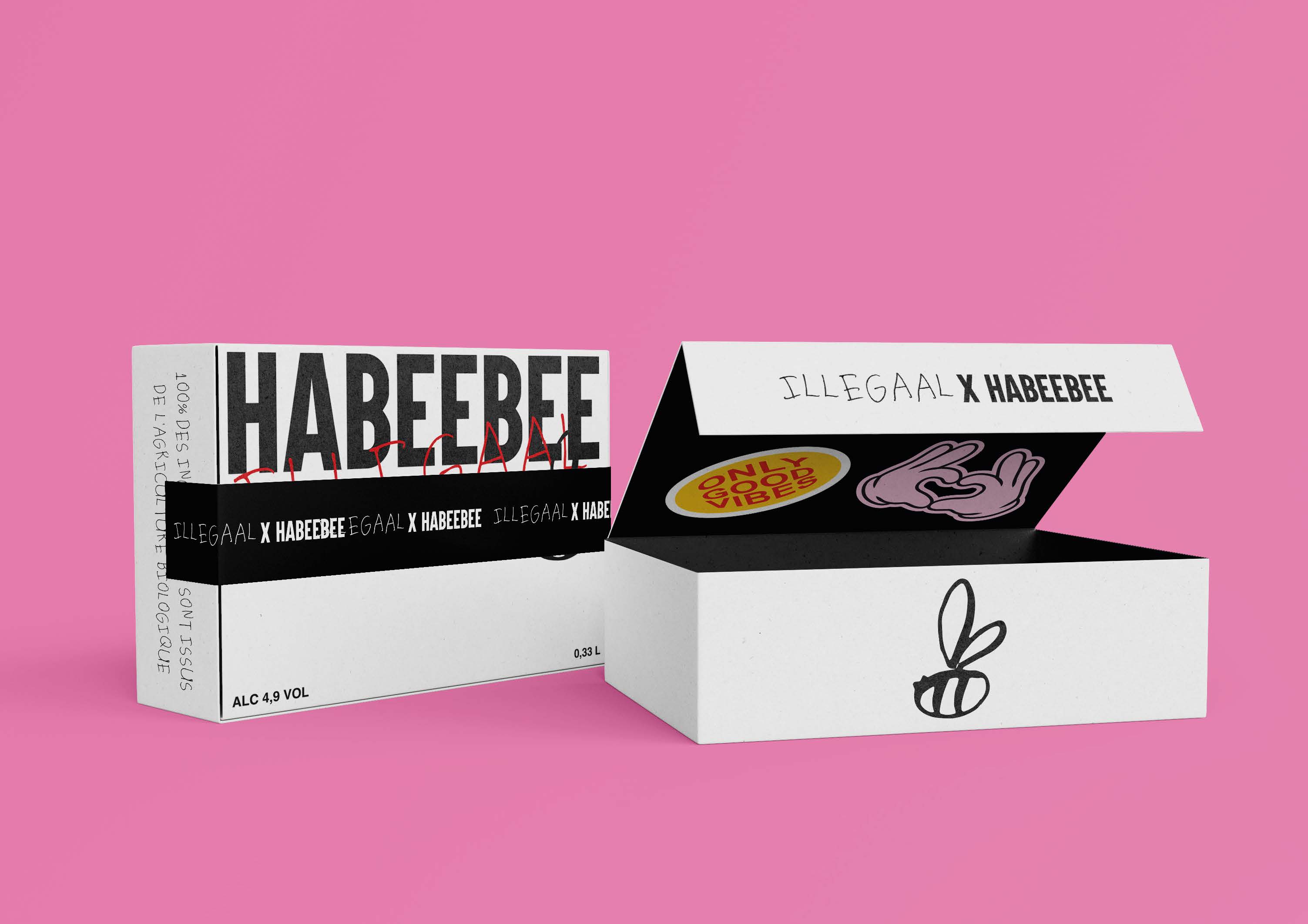Identité visuelle — ILLEGAAL x HABEEBEE