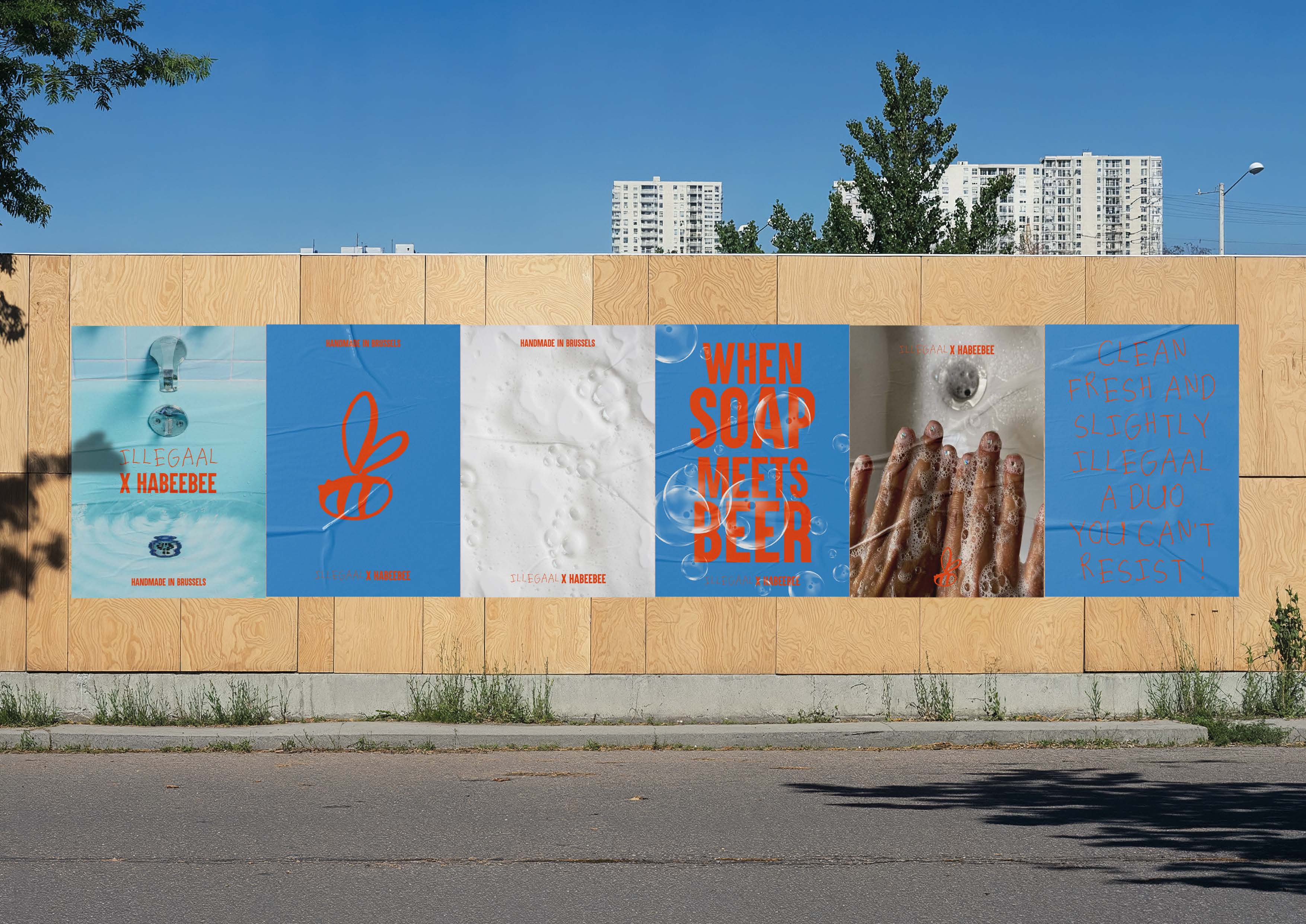 Identité visuelle — ILLEGAAL x HABEEBEE