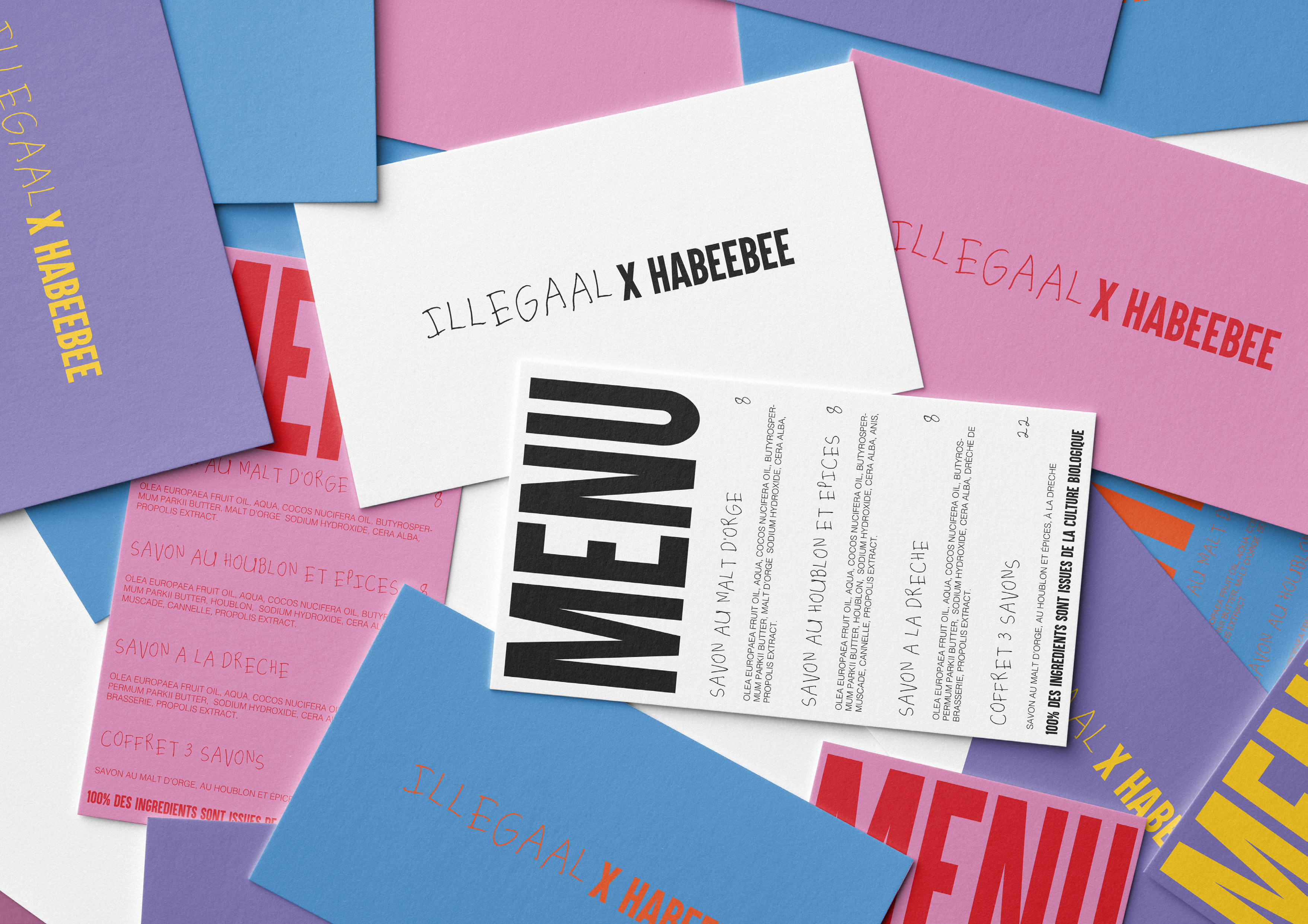 Identité visuelle — ILLEGAAL x HABEEBEE