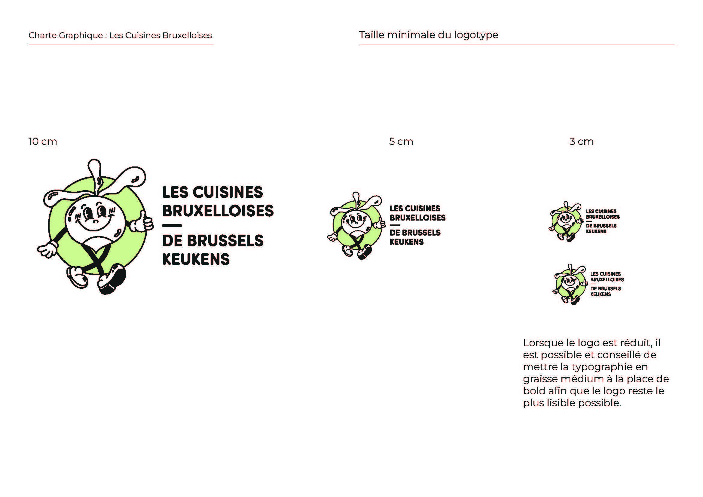 Identité visuelle pour les Cuisines Bruxelloises