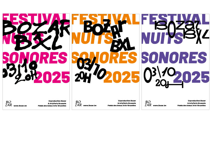 Affiches pour les Nuits Sonores