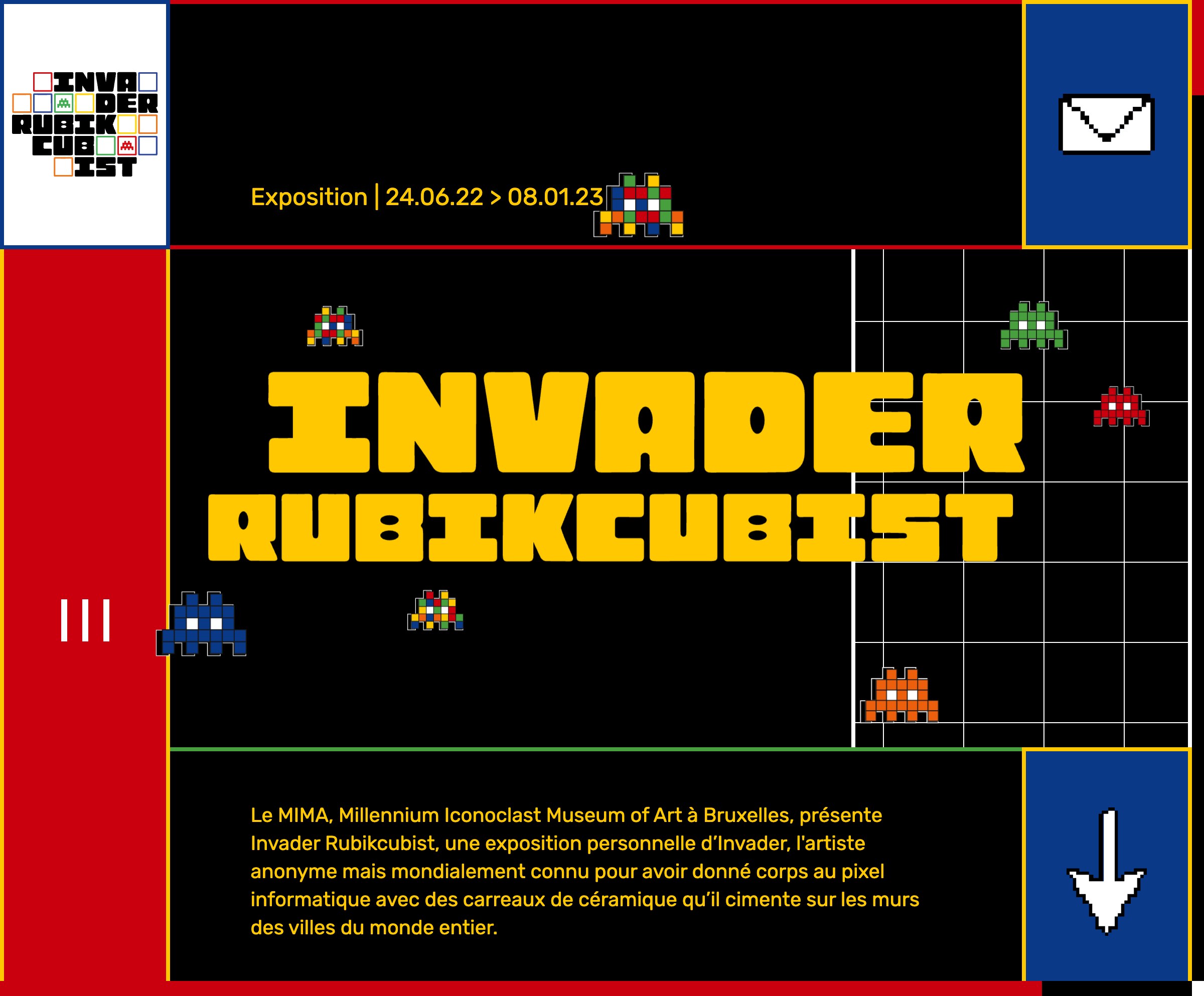 AMM — Ikrame / Invader Rubikcubist